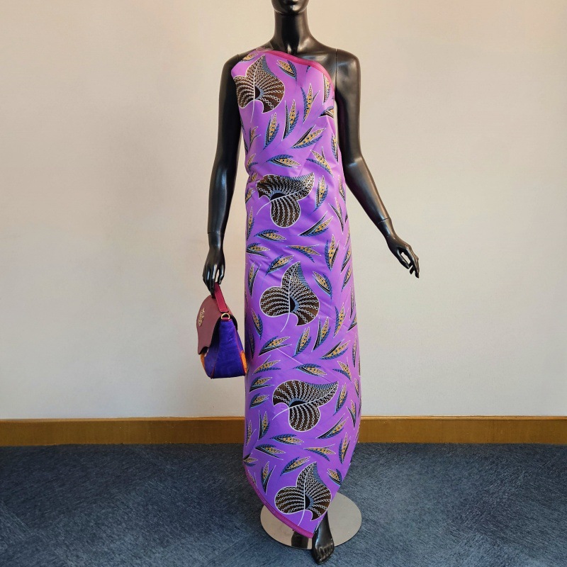46 cali * 6 jardów fioletowej  – Sewing Batik Fabric recenzja i cena